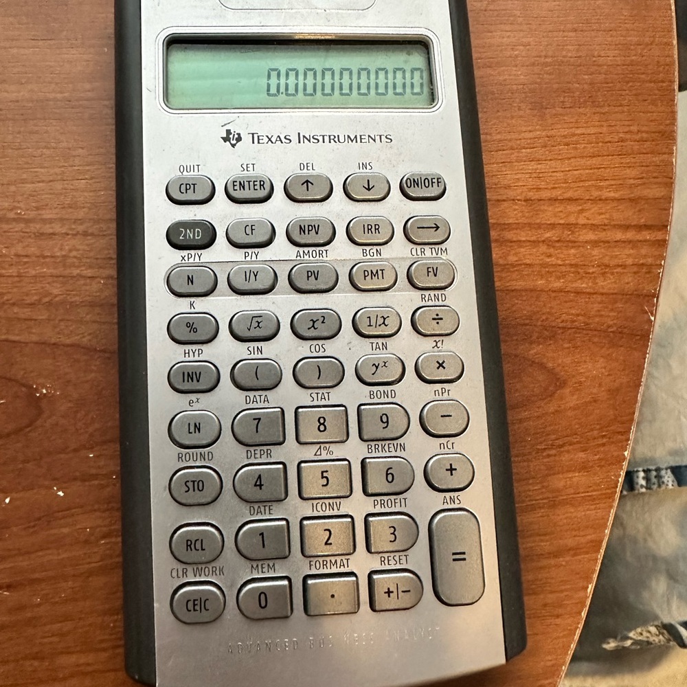 Texas Instruments calculator - Picture 2 of 2